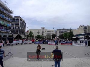 Απεργιακή συγκέντρωση στην Καρδίτσα: «Προτεραιότητα οι ζωές μας» (+Φωτο +Βίντεο)