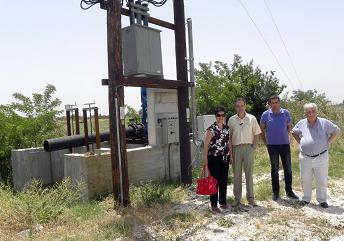 Αρδευτικά αντλιοστάσια στο νομό επισκέφθηκε ο Νομάρχης