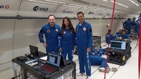 Πτητική ομάδα ΑΠΘ ανάμεσα σε διαδοχικές παραβολές