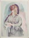 Κωνσταντίνος Παρθένης (1878-1967) Η μητέρα του καλλιτέχνη, λάδι σε μουσαμά, 0,73Χ0,54 μ., αρ. έργου: 9990