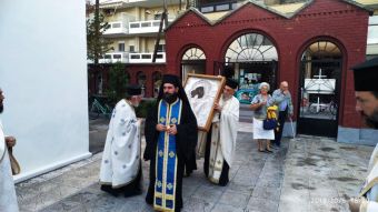 Την Παναγία Γλυκοφιλούσα υποδέχθηκε ο Ιερός Ναός Ζωοδόχου Πηγής Καρδίτσας