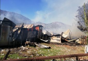 Λάρισα: Κάηκαν αρνιά από πυρκαγιά σε ποιμνιοστάσιο στο Μόδεστο