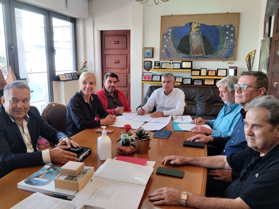 Υπεγράφη η σύμβαση για την αποκατάσταση τμήματος του επαρχιακού οδικού δικτύου στο Δήμο Αλμυρού