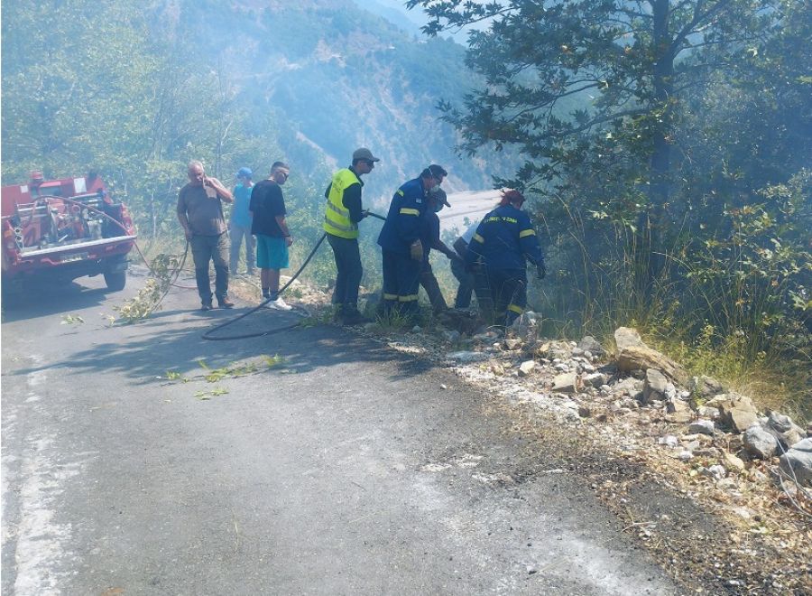 50 στρέμματα έκαψε η πυρκαγιά στο Πετρωτό Αργιθέας - Δεν υπάρχει πλέον ενεργό μέτωπο (+Φωτο)
