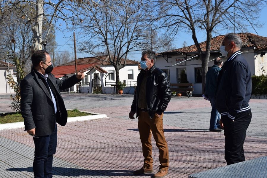 Μέλισσα, Πτελοπούλα και Σταυρό επισκέφτηκε ο Δήμαρχος Καρδίτσας Βασίλης Τσιάκος
