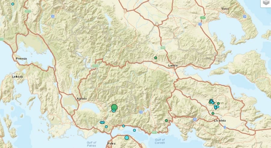 Σεισμός 4,5 Ρίχτερ στην Αιτωλοακαρνανία