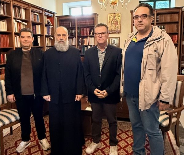 Συνάντηση της Διοίκησης του Εμπορικού Συλλόγου Καρδίτσας με τον Μητροπολίτη κ.κ. Τιμόθεο