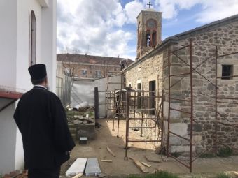 Αυτοψία στις εργασίες συντήρησης και ανάδειξης του (παλαιού) Ι.Ν. Αγ. Γεωργίου Μητρόπολης