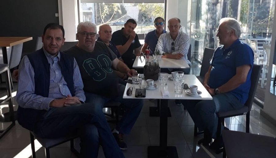 Συνάντηση του πρόεδρου της Ελληνικής Ομοσπονδίας Πετοσφαίρισης με τον Αντιπεριφερειάρχη Καρδίτσας
