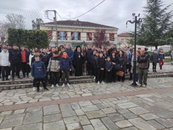Εκκλησιασμός των μαθητών του 1ου Γυμνασίου Παλαμά