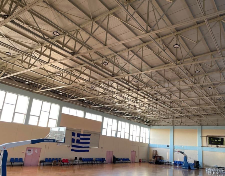 Με ικανοποιητικό ρυθμό προχωρούν οι εργασίες κατασκευής του νέου αθλητικού κέντρου στο συγκρότημα Γαιόπολις