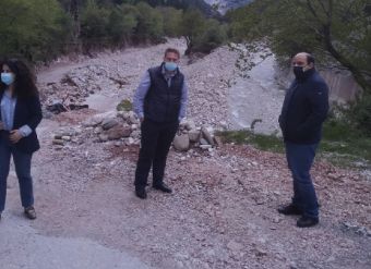 Επίσκεψη Χρ. Τριαντόπουλου στην Αργιθέα - Δεσμεύθηκε για νέα χρηματοδότηση ύψους 500.000 ευρώ