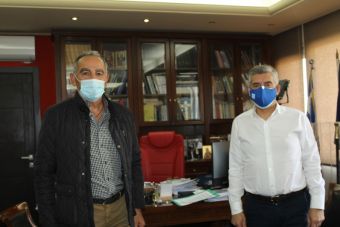 Συνάντηση Αγοραστού - Λιγούδη για το υπό διαβούλευση Νομοσχέδιο για υπαίθριο εμπόριο και λαϊκές αγορές