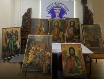 Κλεμμένες εικόνες και ξυλόγλυπτα βρέθηκαν από την ΕΛ.ΑΣ. σε Ι.Μ. στην Αττική