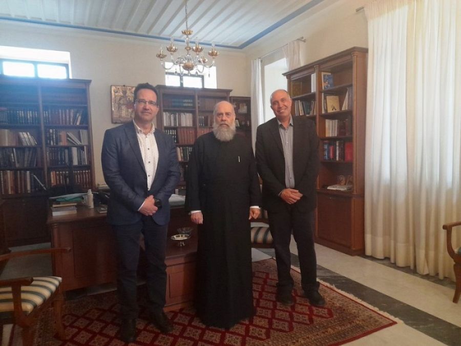 Συνάντηση του Μητροπολίτη κ. Τιμόθεου με τον πρόεδρο και τον αντιπρόεδρο του Ιατρικού Συλλόγου