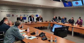 Σύσκεψη στο Υπ. Κλιματικής Κρίσης και Πολιτικής Προστασίας για την επερχόμενη κακοκαιρία - Ενεργοποιήθηκε το 112