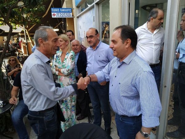 Συνάντηση Β. Τσιάκου – Κ. Παπαλού στα γραφεία του Συνδυασμού «Καρδίτσα ο τόπος μας»