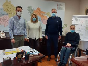 Συνάντηση Διοικητή και Υποδιοικητών της 5ης Υ.ΠΕ. με την πρόεδρο του Ε.Ο.Π.Υ.Υ.