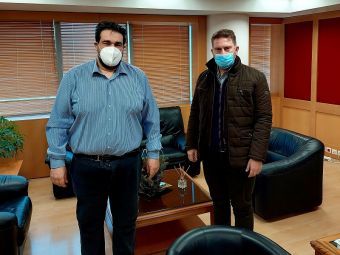 Συνάντηση Δημάρχου Αργιθέας Α. Στεργίου με τον Υφυπουργό Ψηφιακής Διακυβέρνησης Θοδ. Λιβάνιο