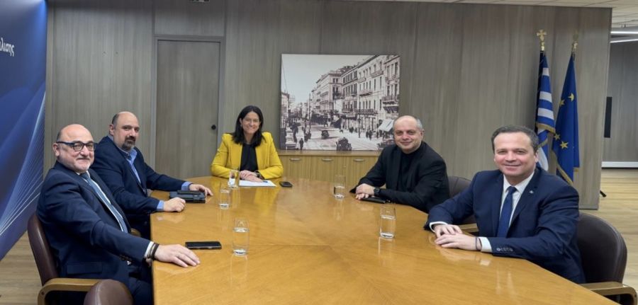 Αρ. Σπάνιας: Συνάντηση με την Υπουργό Εργασίας Ν. Κεραμέως