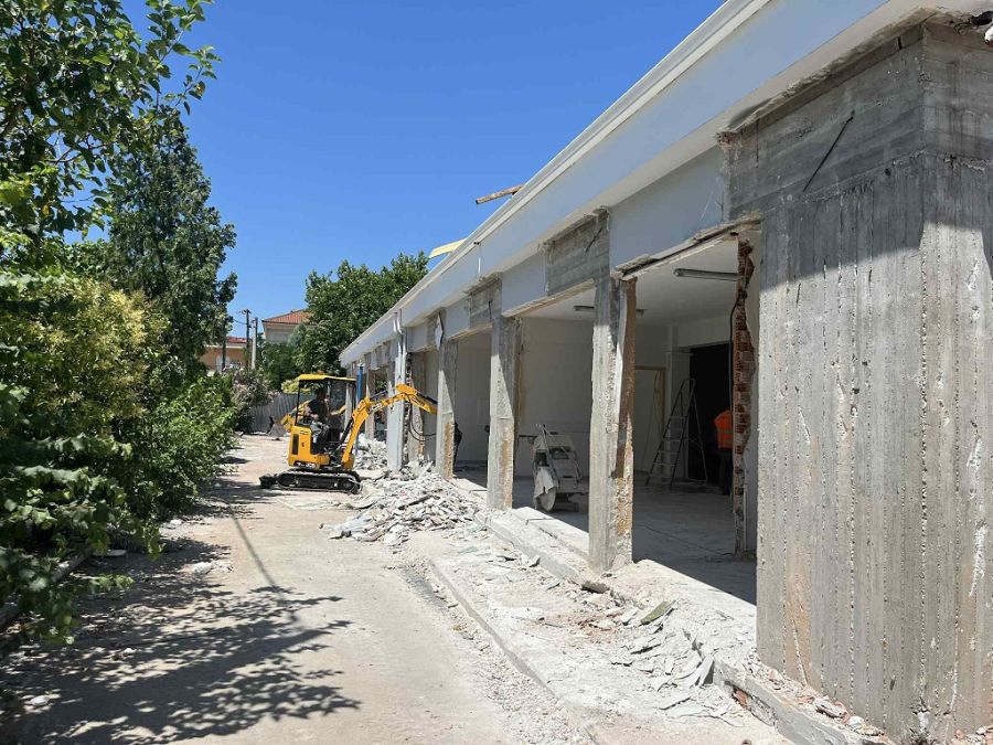 Εργοτάξιο και πάλι το Κ.Υ. Παλαμά - Εργασίες ενεργειακής αναβάθμισης σε εξέλιξη (+Φωτο)