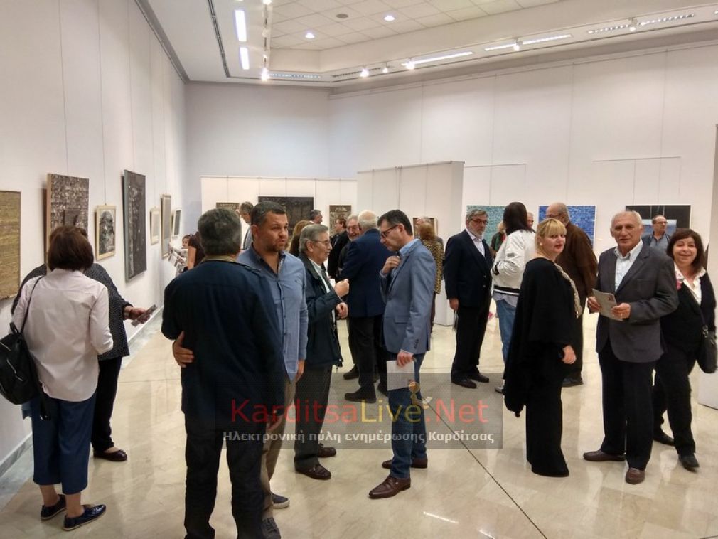 Δημοτική Πινακοθήκη Καρδίτσας: Εγκαινιάστηκε η έκθεση του Σταμάτη Μεταξά (+Φώτο +Βίντεο)