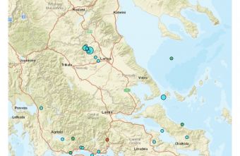 Σεισμός 4,5 Ρίχτερ με επίκεντρο κοντά στο Μεσοχώρι Λάρισας