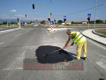 Αποκαθιστά ζημιές σε δρόμους από παρεμβάσεις της η ΔΕΥΑΚ (+Φώτο +Βίντεο)