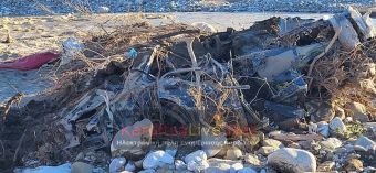 Μουζάκι: Κινητοποίηση μετά από εντοπισμό αυτοκινήτου στην κοίτη του Πάμισου ποταμού (+Φωτο)