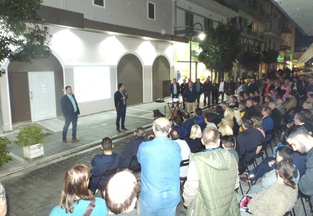 Παρουσιάστηκε στους καταστηματάρχες η πρόταση για το Open Mall των Τρικάλων