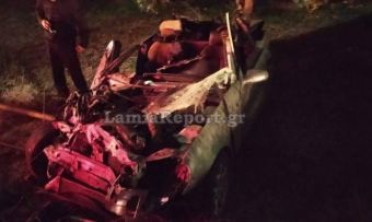 Φθιώτιδα: Αυτοκίνητο έπεσε πάνω σε πλατφόρμα τρακτέρ - Νεκρός ο 30χρονος οδηγός του