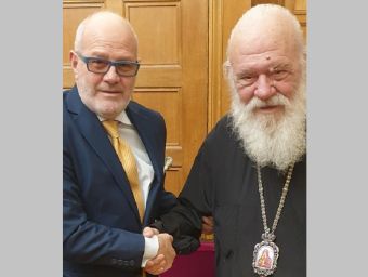 Συνάντηση του υπ. Δημάρχου Παλαμά Νίκου Ράπτη με τον Αρχιεπίσκοπο Αθηνών και πάσης Ελλάδος κ.κ. Ιερώνυμο