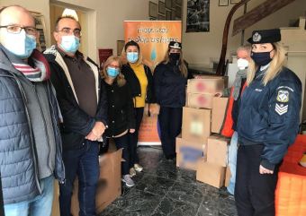 Συγκέντρωση και προσφορά ειδών από αστυνομικούς σε Καρδίτσα, Μαγνησία και Τρίκαλα