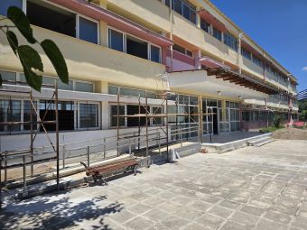 Σε εξέλιξη οι εργασίες για την ενεργειακή αναβάθμιση του Γυμνασίου - Λυκείου Προαστίου (+Φωτο)