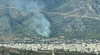 Φωτιά στον Σαρακηνό Βόλου - Επιχειρούν εναέρια μέσα