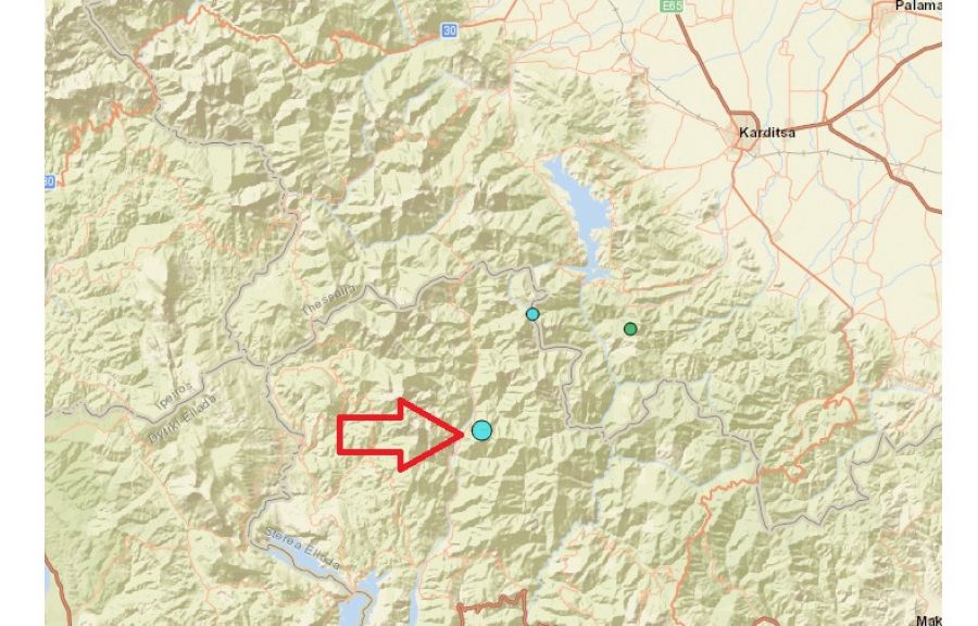 Σεισμός 3,6 Ρίχτερ στα Άγραφα