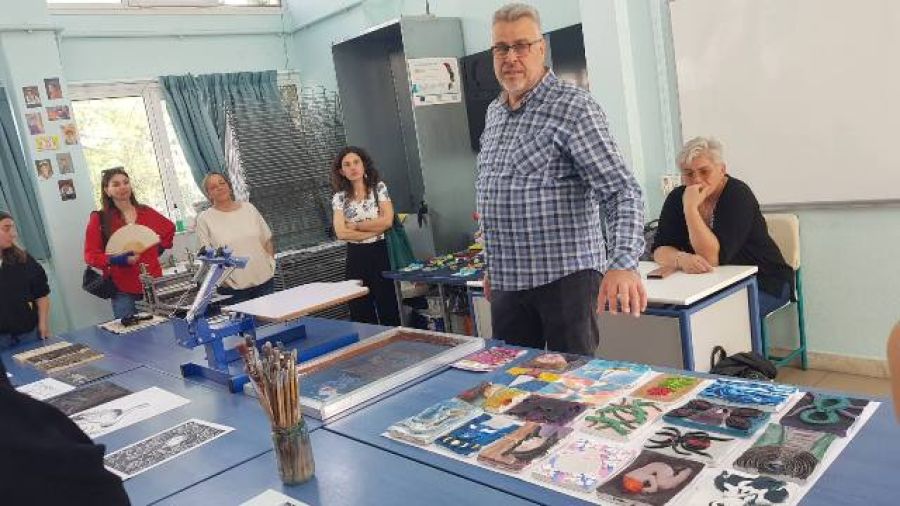 Διδακτική επίσκεψη του 2ου ΕΠΑΛ Καρδίτσας στο Διαχρονικό μουσείο και στο 4ο ΕΠΑ.Λ. Λάρισας