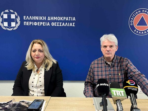 Ενημέρωση από την Πολιτική Προστασία της Περιφέρειας Θεσσαλίας για την κακοκαιρία "Adel"