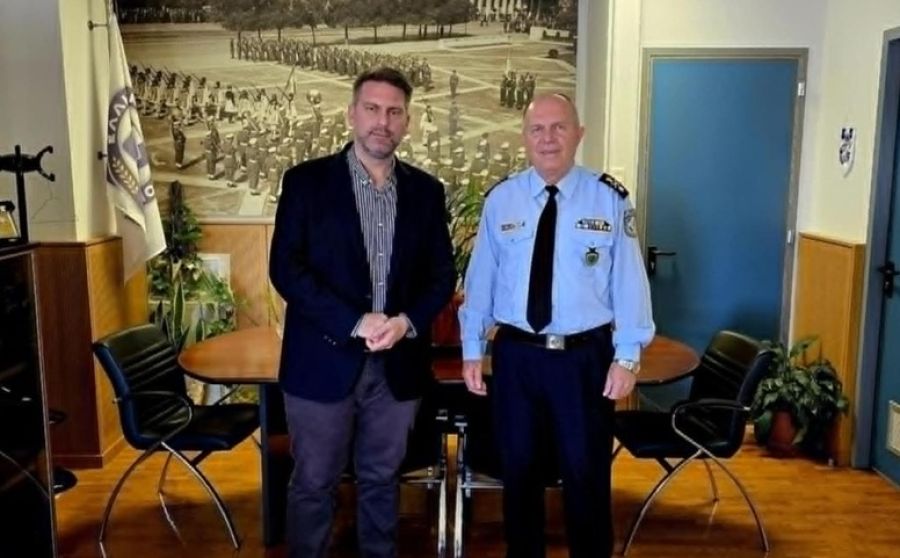 Συνάντηση Δημάρχου Αργιθέας με τον Γενικό Αστυνομικό Διευθυντή Περιφέρειας Θεσσαλίας