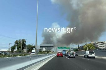 Μεγάλη πυρκαγιά στη Βαρυμπόμπη (+Βίντεο)