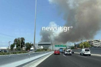 Μεγάλη πυρκαγιά στη Βαρυμπόμπη (+Βίντεο)