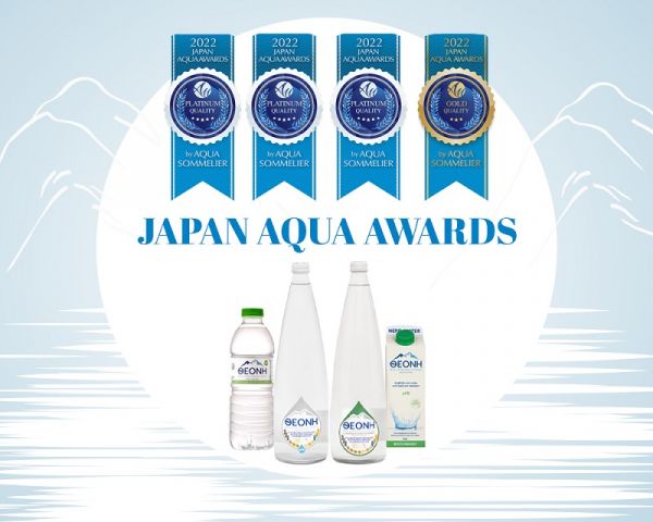 Φυσικό Μεταλλικό Νερό ΘΕΟΝΗ: Διακρίθηκε για 2η συνεχόμενη χρονιά στα Japan Aqua Awards