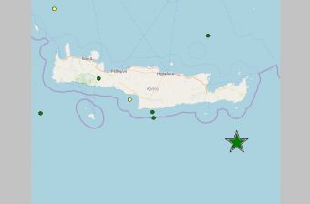 Σεισμική δόνηση 5 Ρίχτερ νότια της Κρήτης