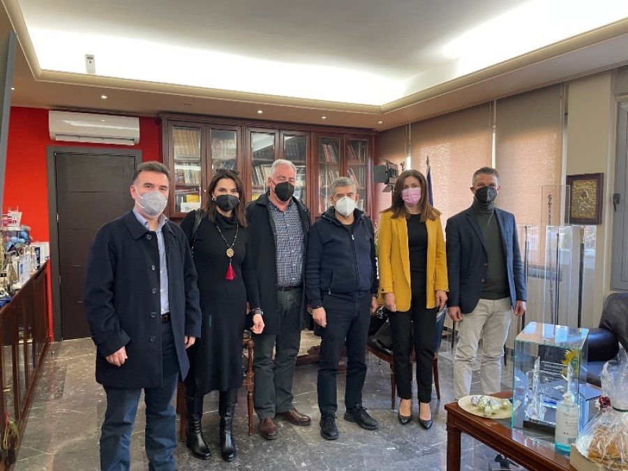 Συνάντηση του Κ. Αγοραστού με την αντιπρόεδρο του ΕΛΓΟ Δήμητρα