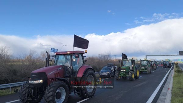 Ξεκίνησε το κονβόι οχημάτων με τους αγρότες από τον κόμβο του Ε65 για το "μπλόκο" στο Μπράλο (+Φωτο +Βίντεο)