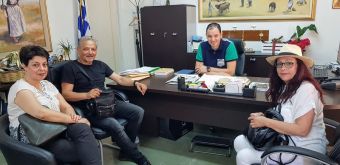 Συνάντηση του Κ. Νούσιου με εκπροσώπους θεατρικών σχημάτων