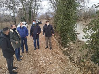 Επίσκεψη του Θεματικού Αντιπεριφερειάρχη Δ. Αναγνωστόπουλου στον ποταμό Πάμισο