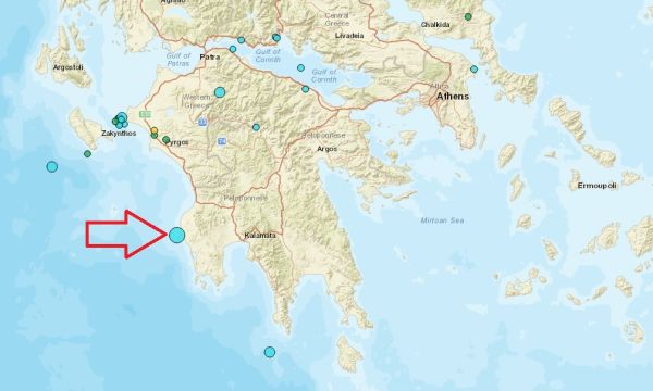 4,4 Ρίχτερ τα ξημερώματα της Πέμπτης (19/2) κοντά στους Γαργαλιάνους