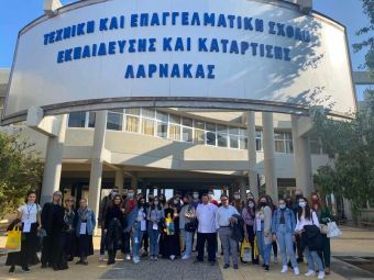Επίσκεψη μαθητών του 1ου ΕΠΑΛ Παλαμά στη Λάρνακα στο πλαίσιο του προγράμματος Erasmus+