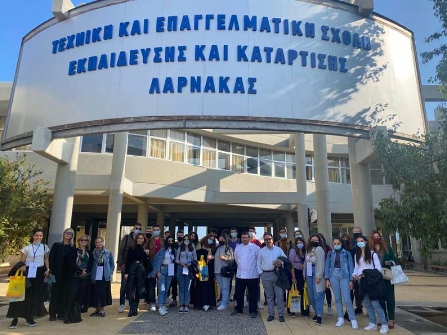 Επίσκεψη μαθητών του 1ου ΕΠΑΛ Παλαμά στη Λάρνακα στο πλαίσιο του προγράμματος Erasmus+